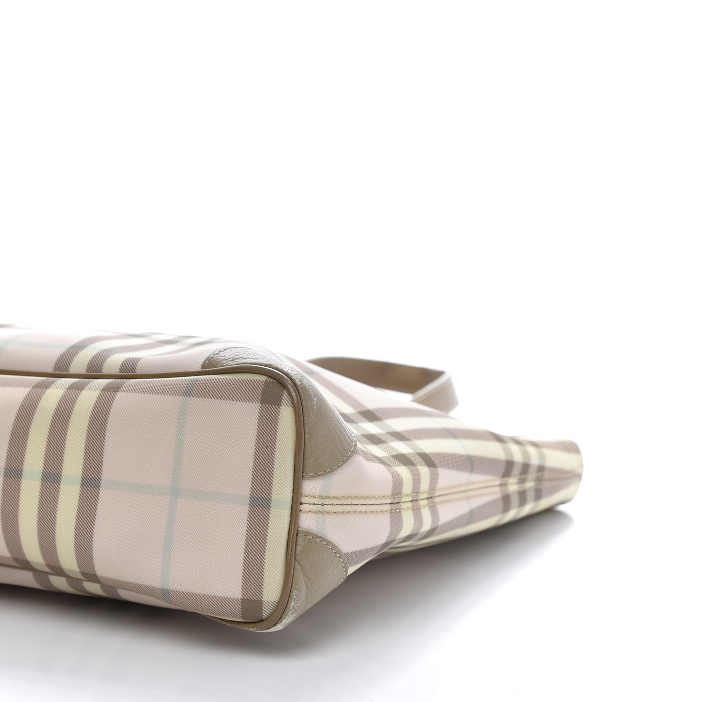 Candy Check Tote Pink Beige