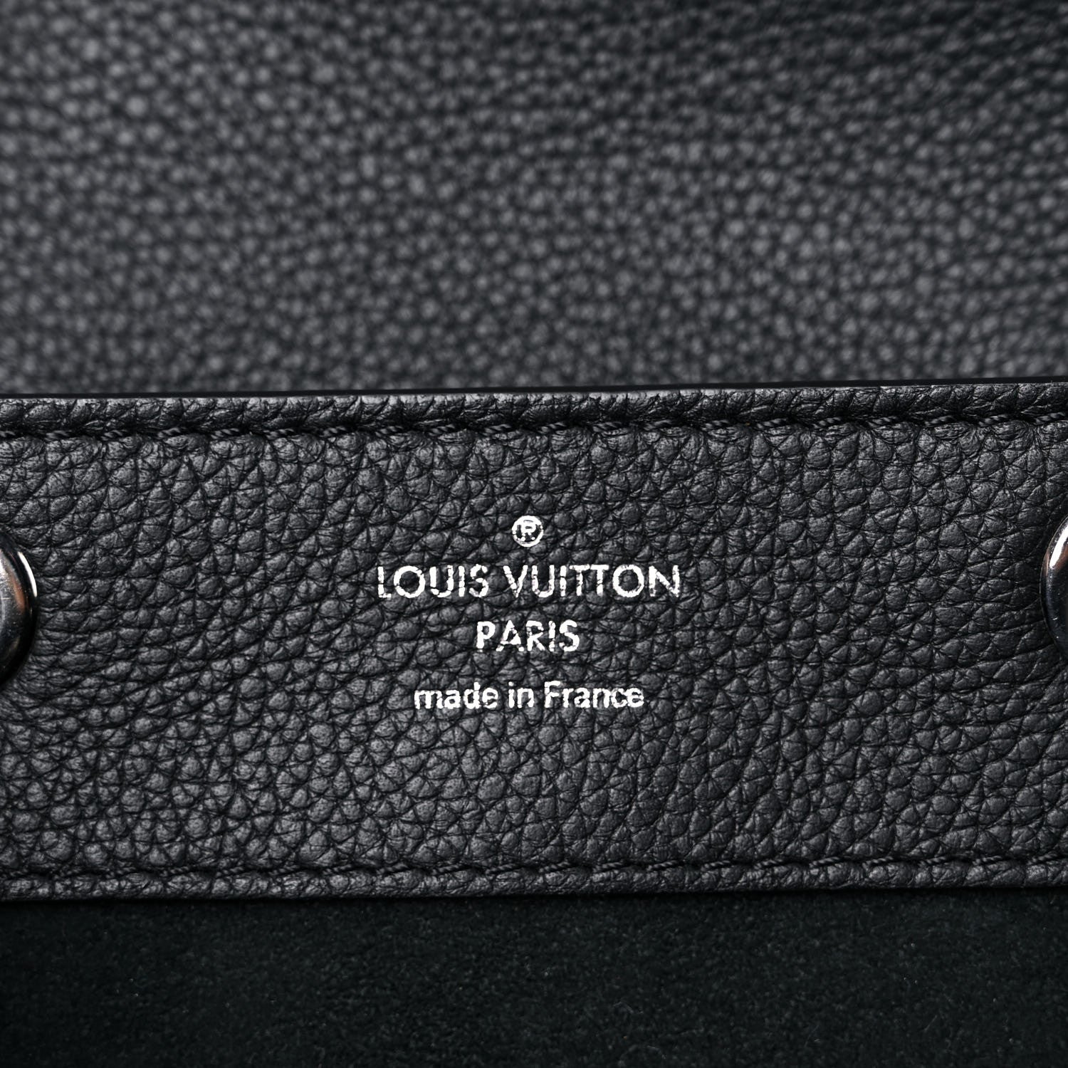 Louis Vuitton Calfskin Lockme Mini Backpack Black 5 of 14