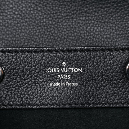 Louis Vuitton Calfskin Lockme Mini Backpack Black 5 of 14