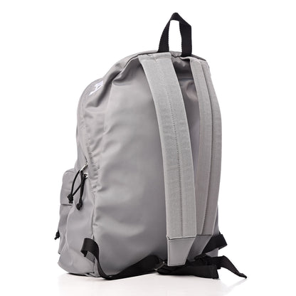 Balenciaga Sport Nylon Logo Embroidered Wheel Backpack Grey Black 3 of 10