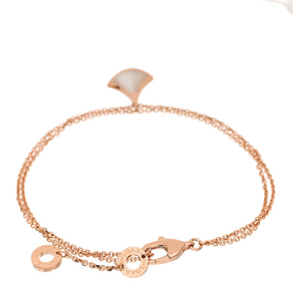 Bulgari 18K Rose Gold Mother of Pearl Divas' Dream Bracelet SM 2 of 4