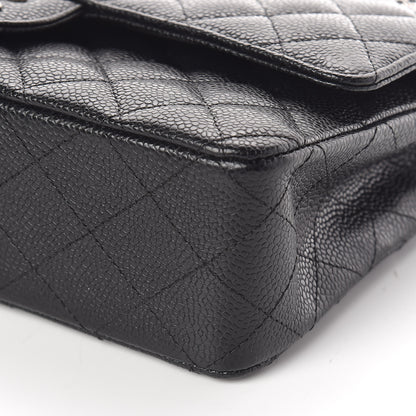 Chanel Caviar Quilted Medium Double Flap Black 10 of 11