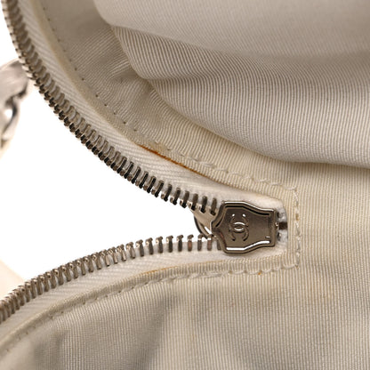 Chanel Crumpled Calfskin PVC Quilted Backpack White 12 of 12