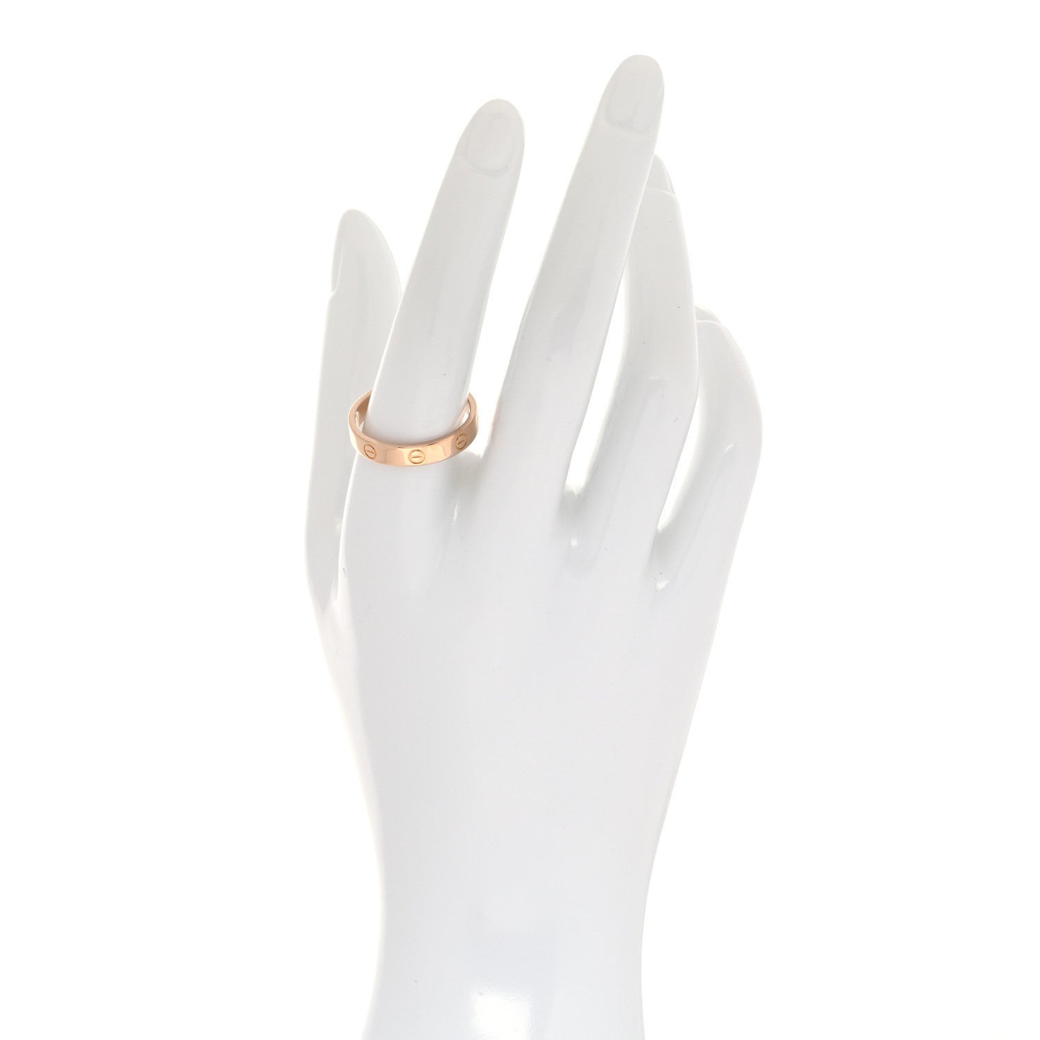 Cartier 18K Pink Gold 3.5mm LOVE Wedding Band Ring 60 9 2 of 4