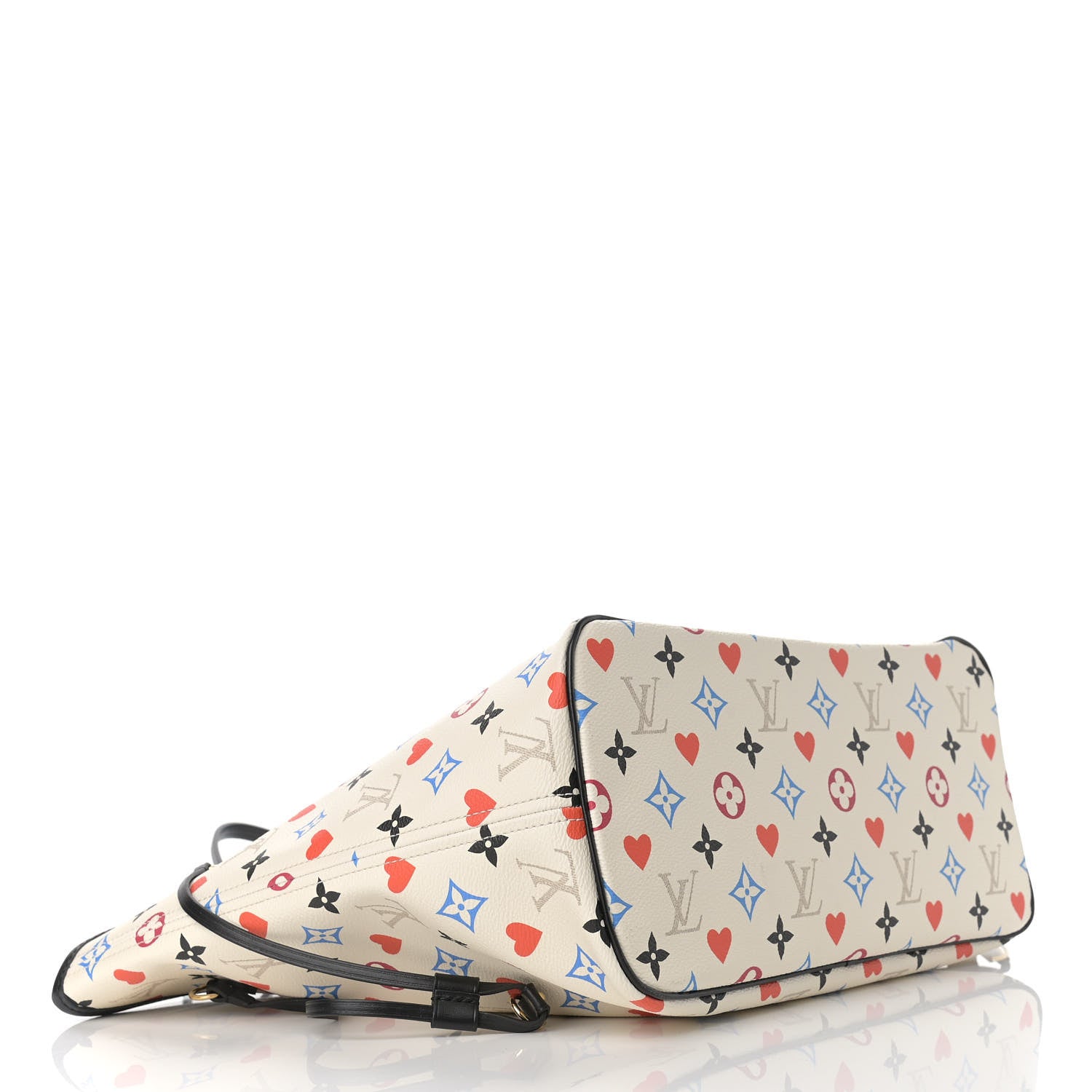 Louis Vuitton Game On Neverfull MM White 4 of 13