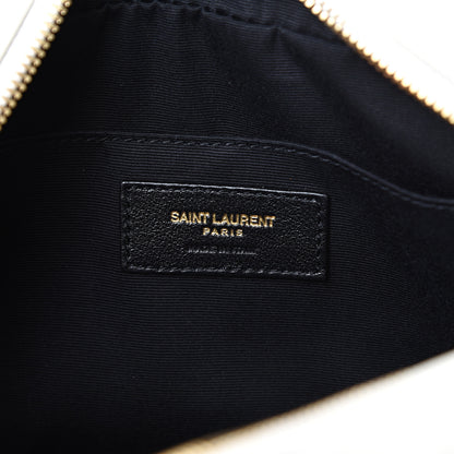 Saint Laurent Calfskin Matelasse Monogram Lou Camera Bag Crema Soft 5 of 9