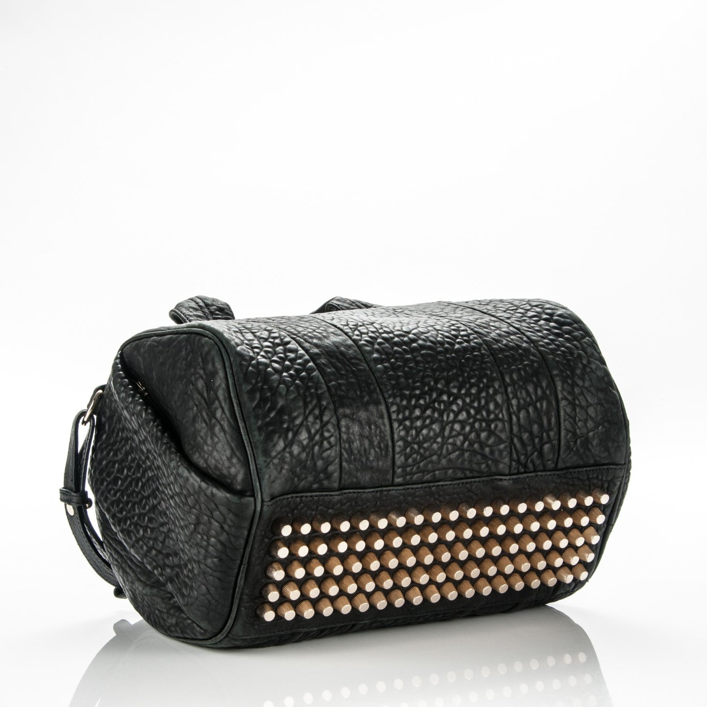 Pebbled Lambskin Rocco Black