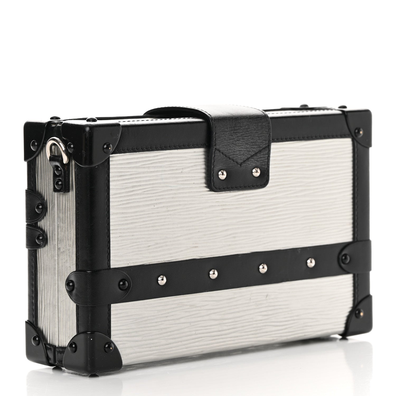 Louis Vuitton Epi Petite Malle Silver 3 of 19