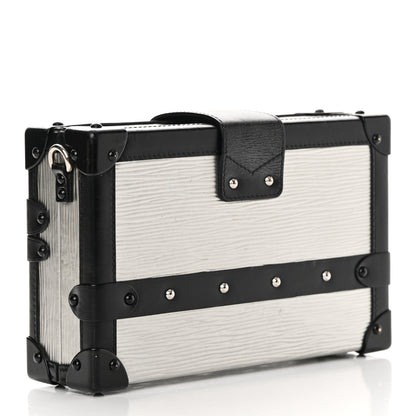 Louis Vuitton Epi Petite Malle Silver 3 of 19