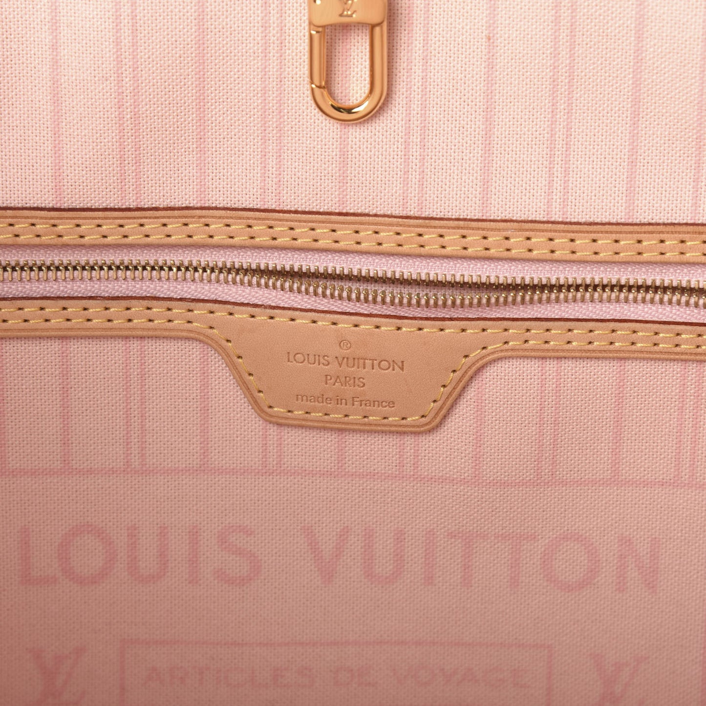 Damier Azur Neo Neverfull MM Rose Ballerine