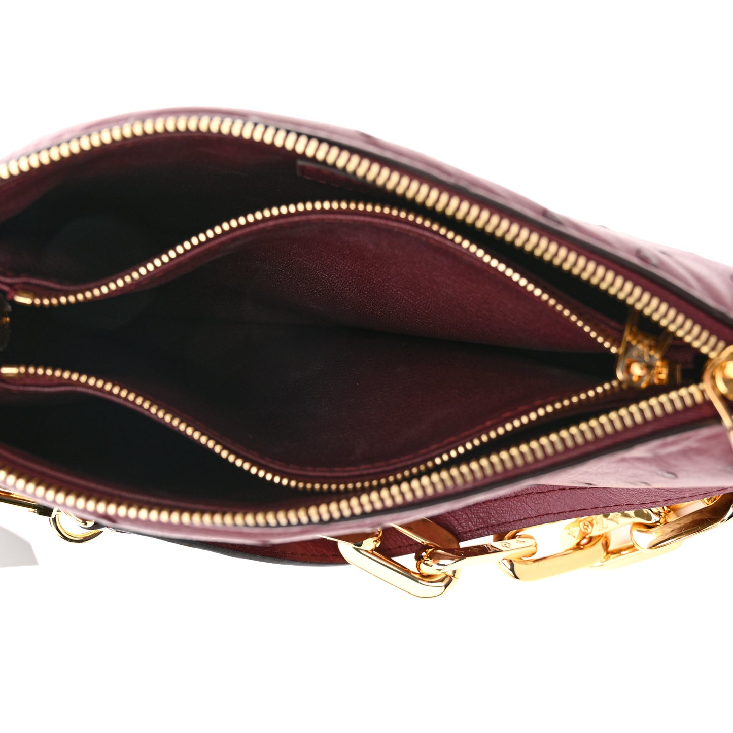 Ostrich Coussin BB Bordeaux