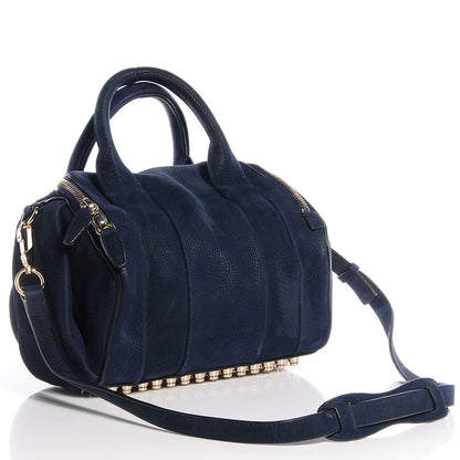Alexander Wang Pebbled Leather Rockie Navy 3 of 10