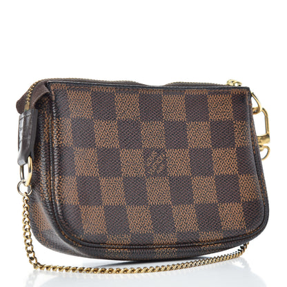 Louis Vuitton Damier Ebene Mini Pochette Accessories 3 of 6