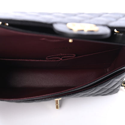 Chanel Caviar Quilted Medium Double Flap Black 5 of 5