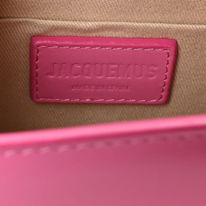Jacquemus Calfskin Le Chiquito Noeud Dark Pink 6 of 9
