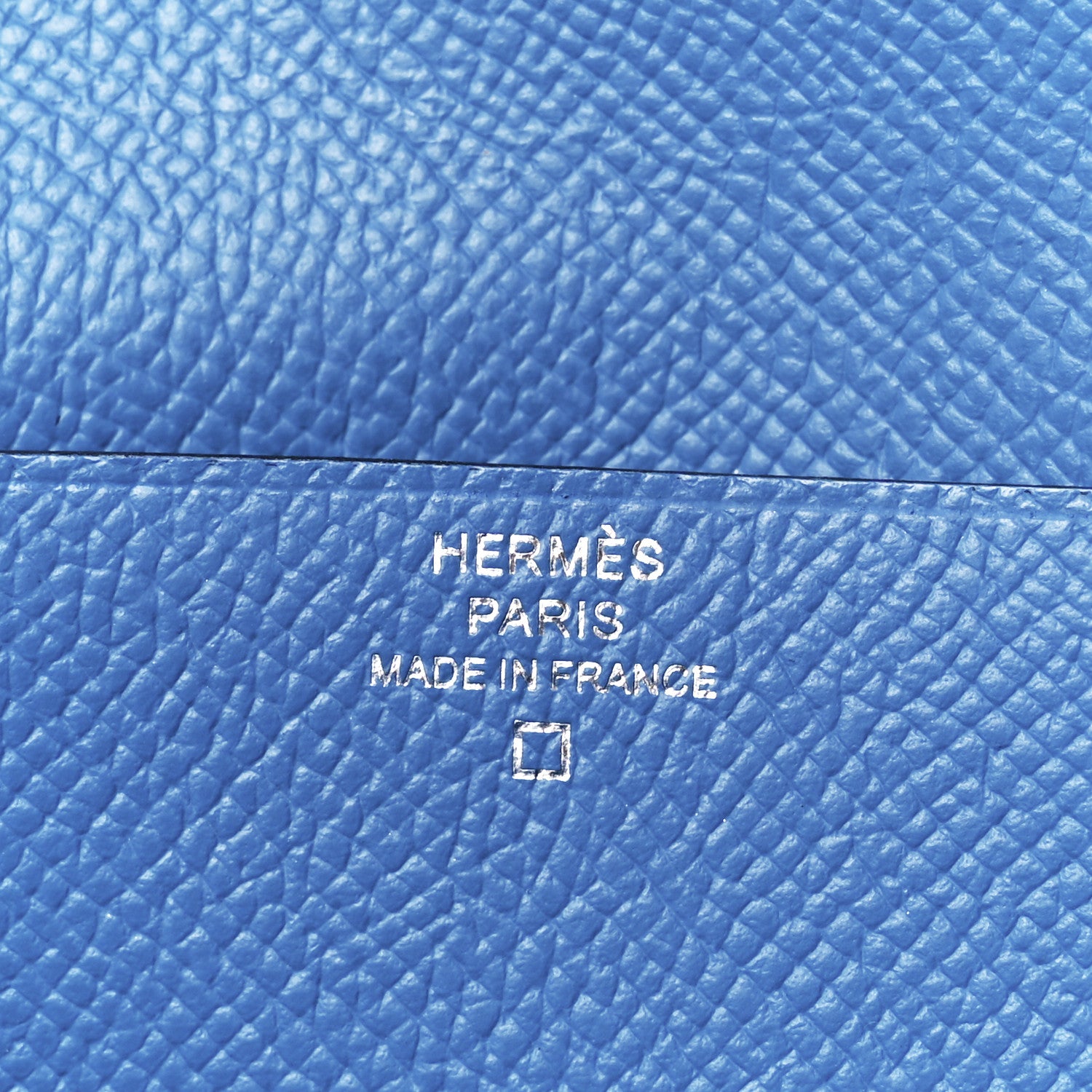 Hermes Epsom Shiny Alligator Bearn Touch Gusset Wallet Mykonos Bleu Zellige 9 of 14