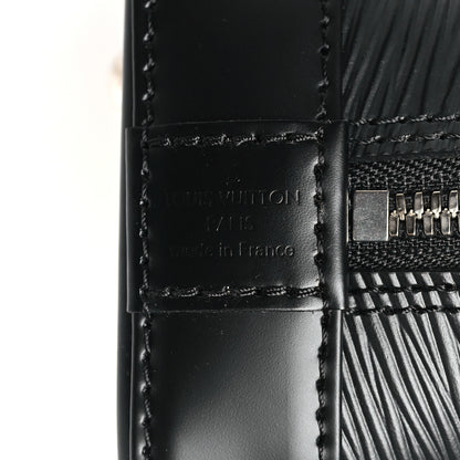 Louis Vuitton Epi Jacquard Alma BB Black 6 of 8