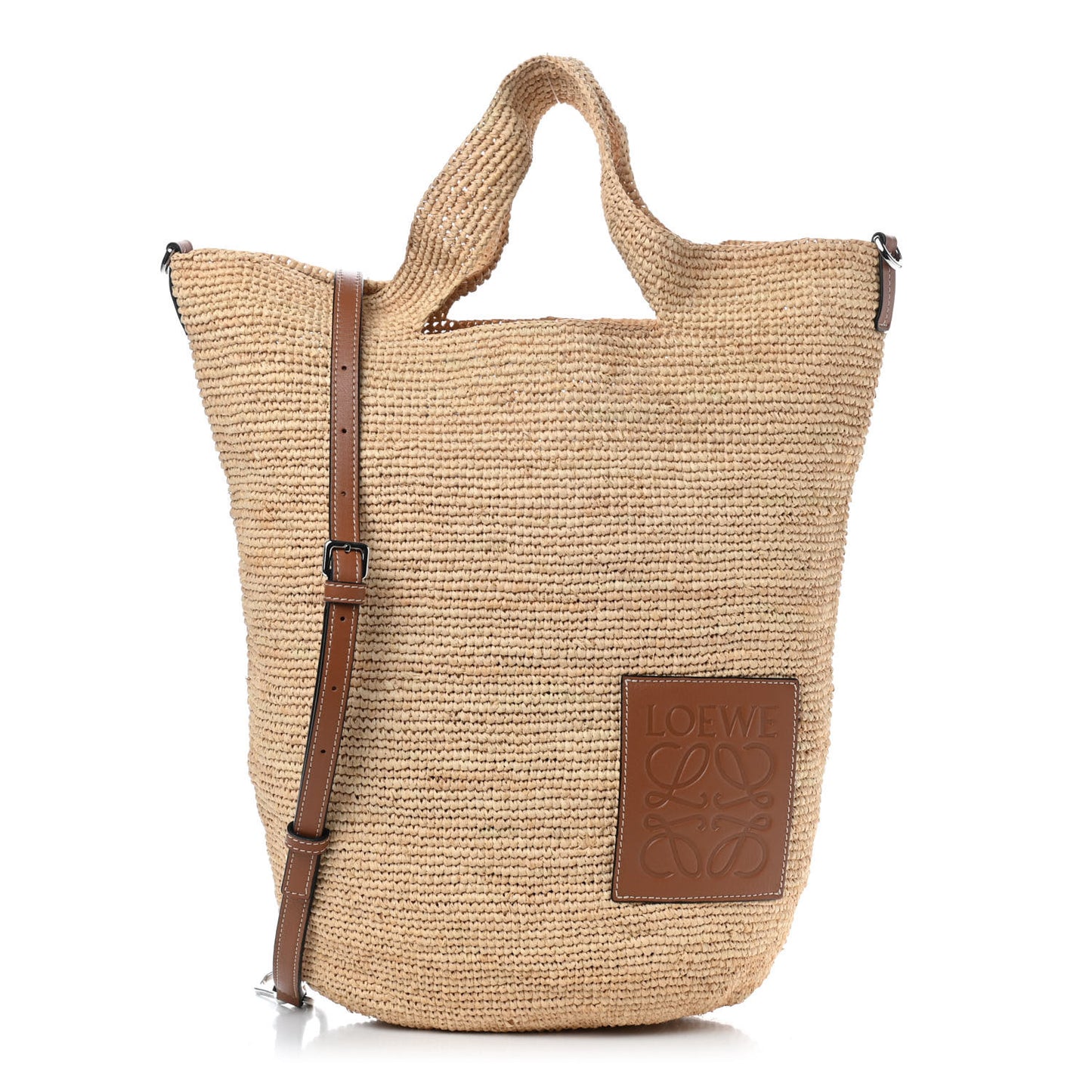 Raffia Large Tote Bag Natural Tan