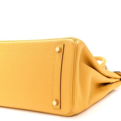 Hermes Togo BIRKIN 30 Jaune Ambre 10 of 12