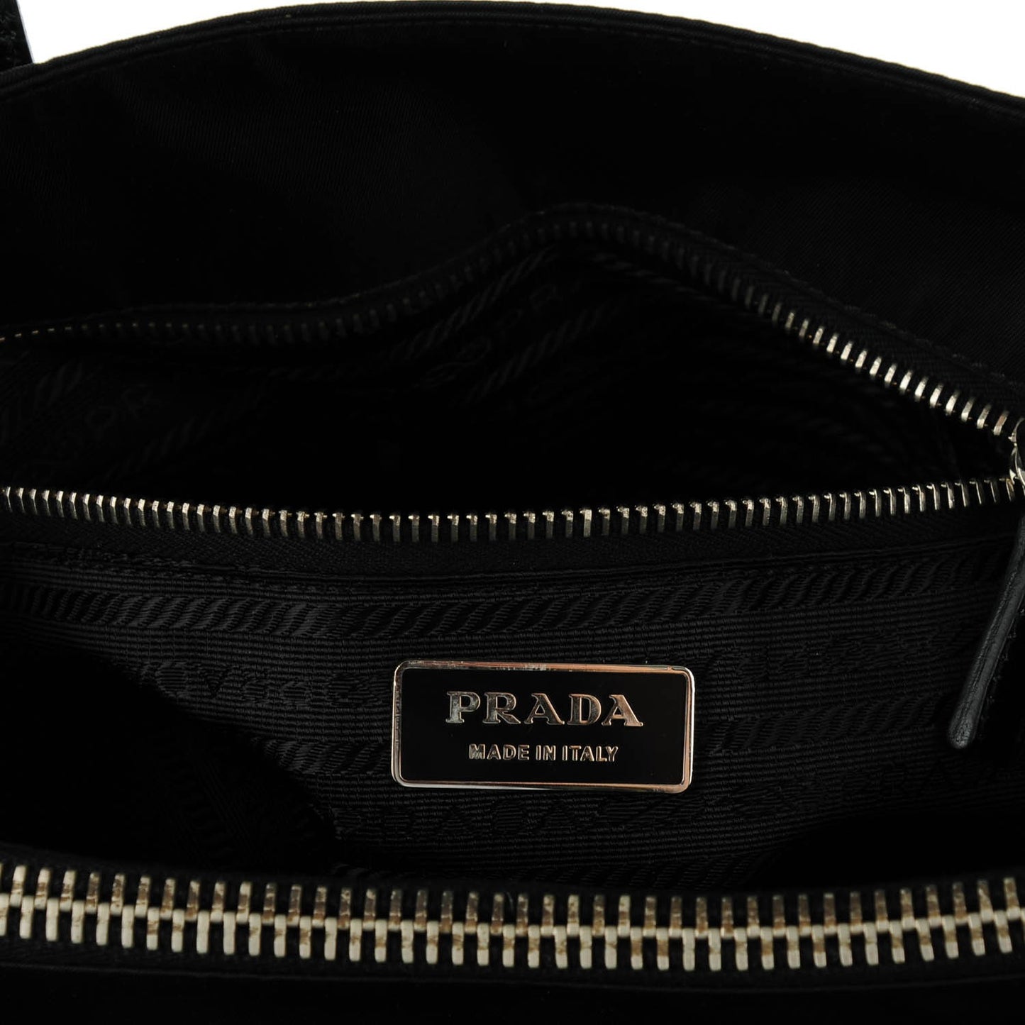 Tessuto Nylon Tote Nero Black