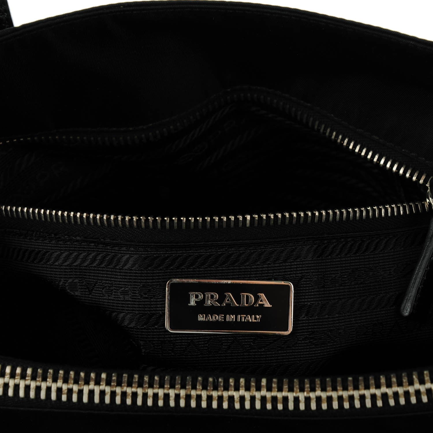 Prada Tessuto Nylon Tote Nero Black 9 of 10