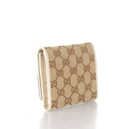 Gucci Monogram Britt Tri Fold Wallet Off White 3 of 7