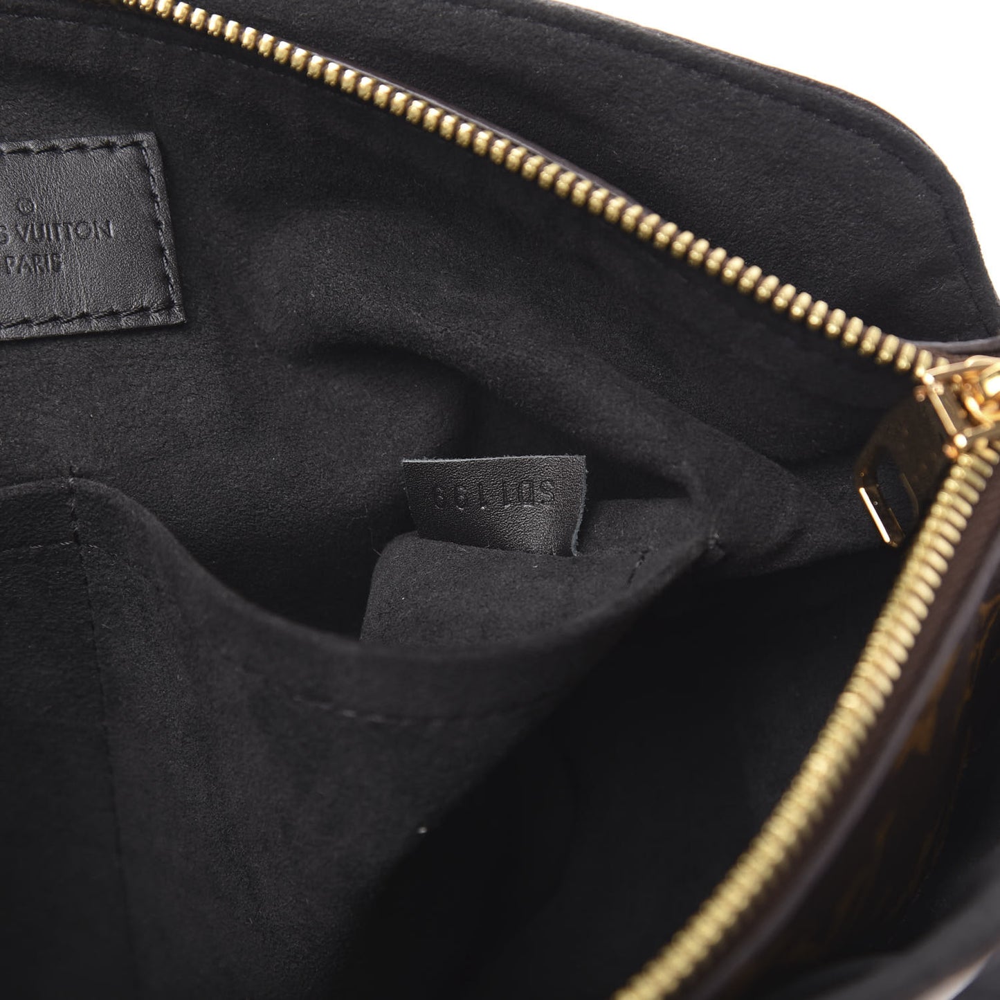 Monogram Flower Zipped Tote PM Black