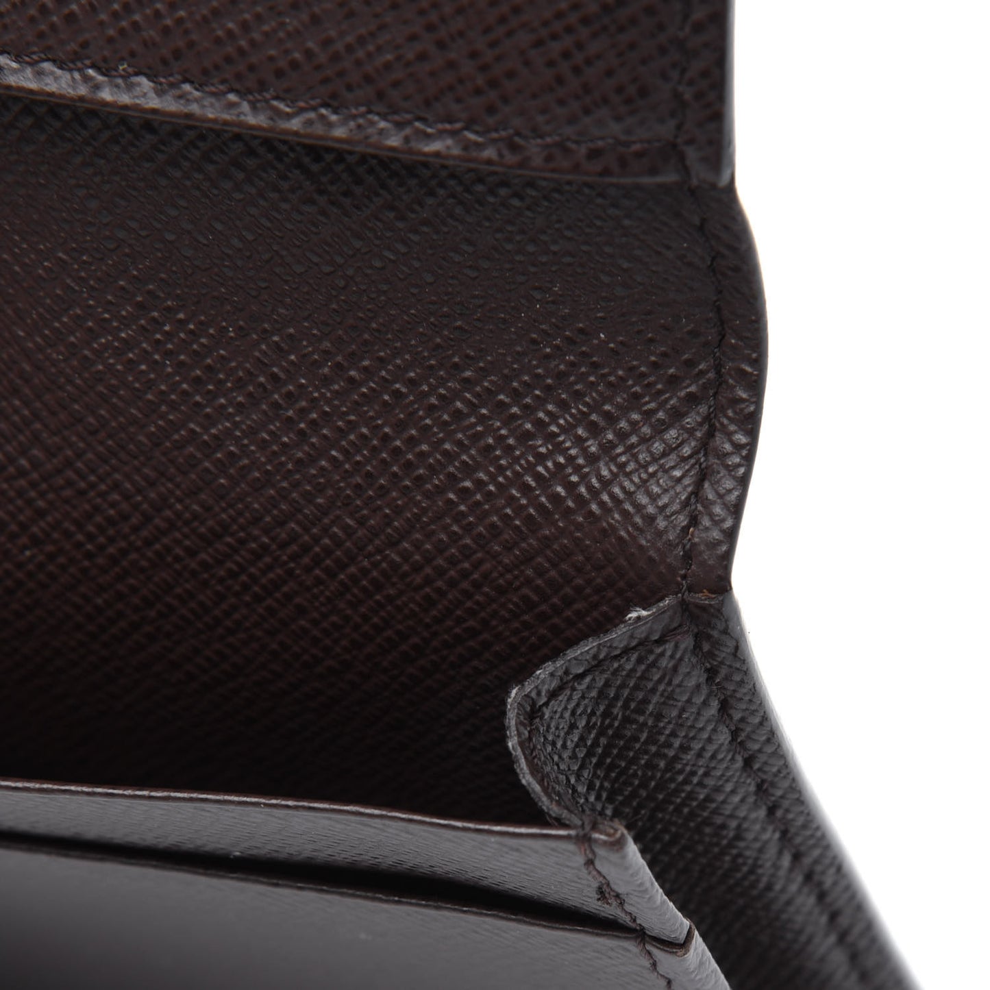 Damier Ebene Porte-Cartes Credit Yen Checkbook Wallet