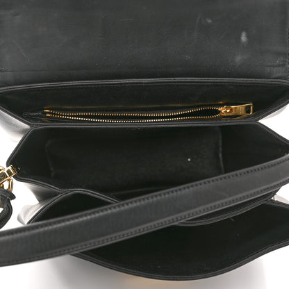 Prada New Calfskin Medium Ingrid Top Handle Bag Black 5 of 11