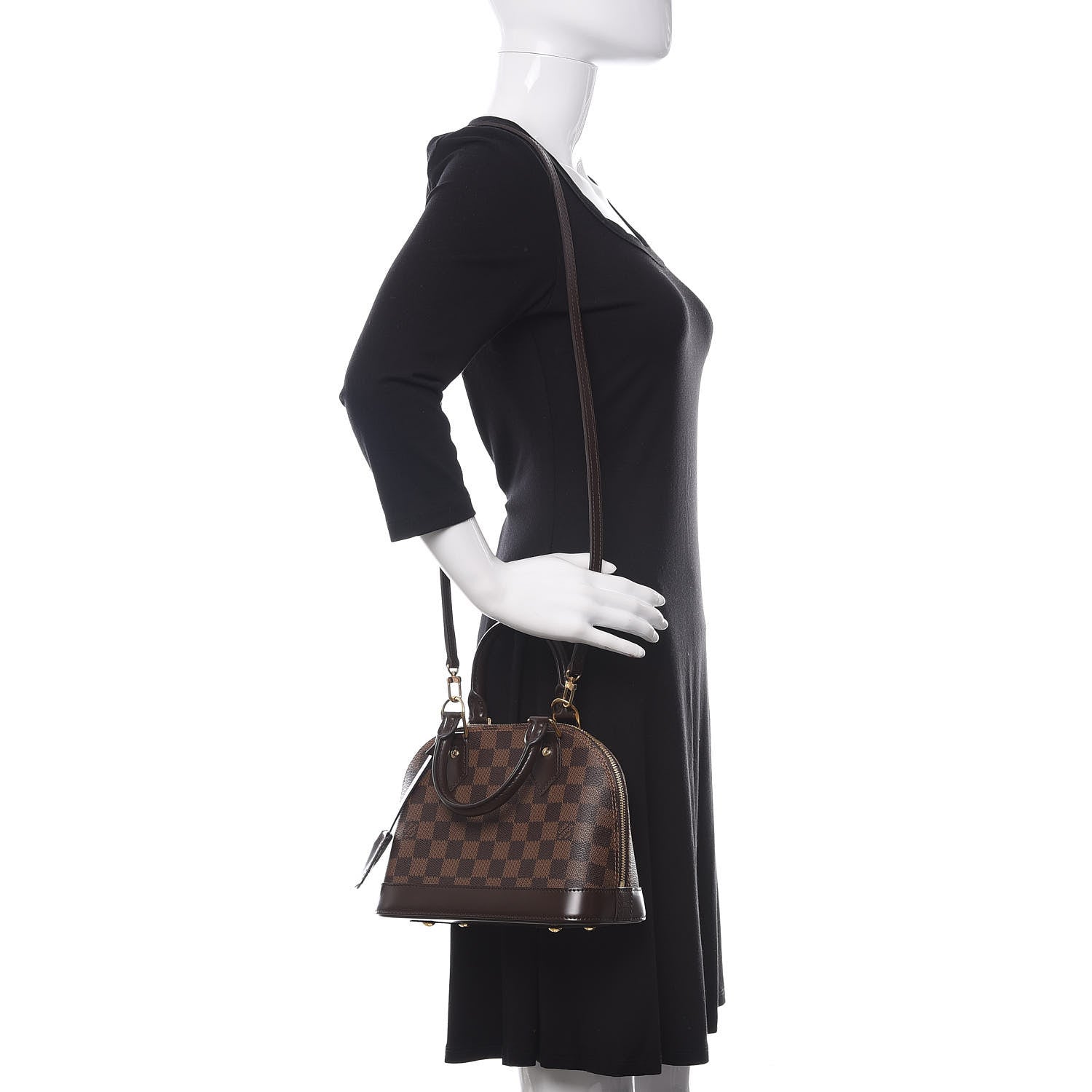 Louis Vuitton Damier Ebene Alma BB 2 of 11