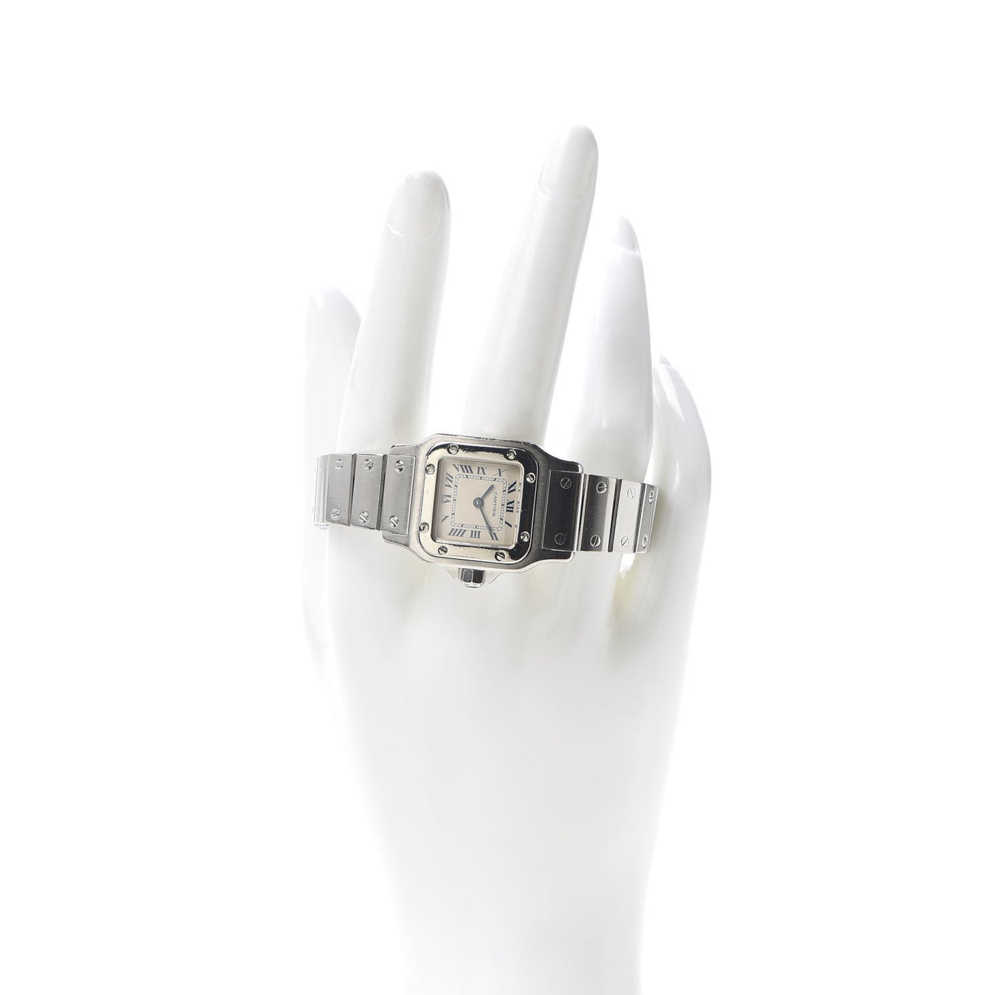 Stainless Steel 24mm Santos de Galbee Quartz Watch