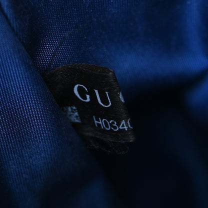 Gucci Econyl Nylon Monogram Off The Grid Messenger Bag Orient Blue Black 8 of 11