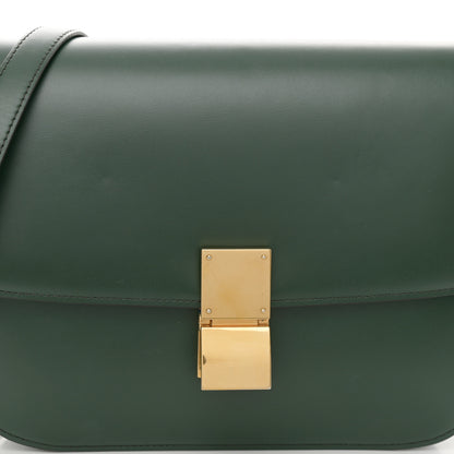 Celine Box Calfskin Medium Classic Box Flap Bag Forest 10 of 14