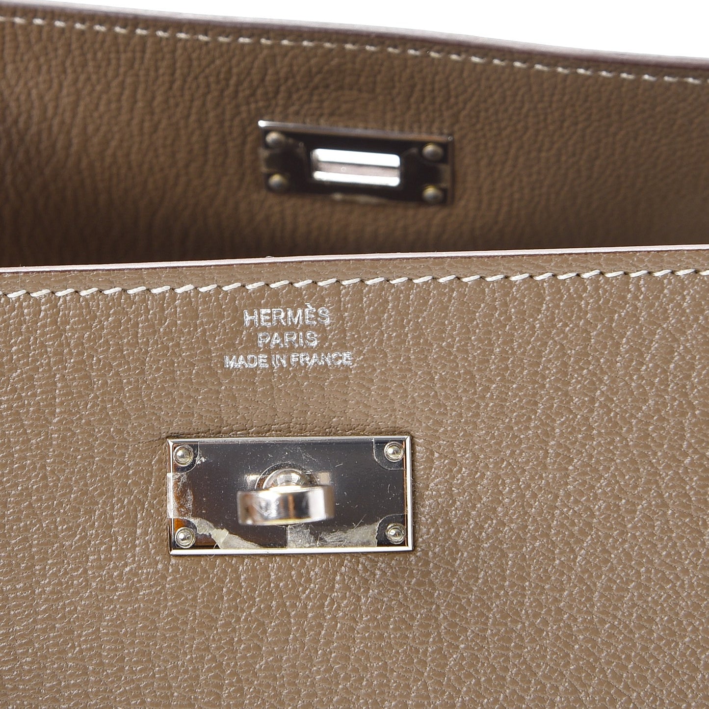 Chevre Mysore Kelly Longue Wallet Etoupe