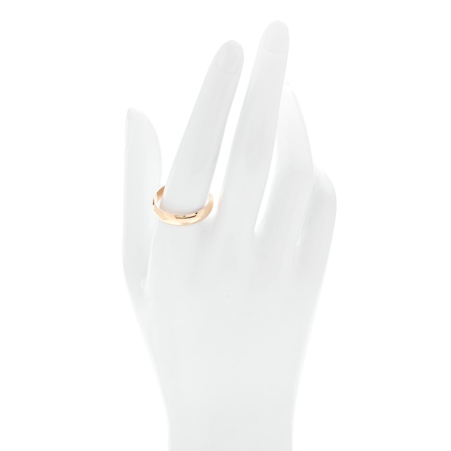 18K Yellow Gold 5mm 1895 Wedding Band Ring 63 10.25