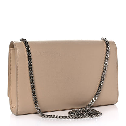 Saint Laurent Grain De Poudre Medium Monogram Kate Satchel Nude Powder 3 of 13