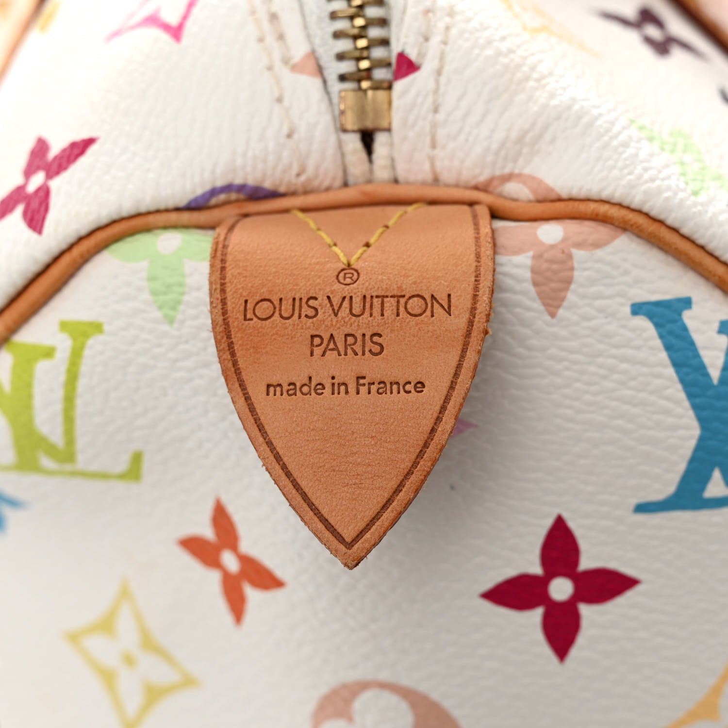 Louis Vuitton Monogram Multicolor Speedy 30 White 6 of 9