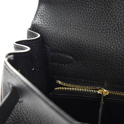 Hermes Togo Kelly Retourne 25 Black 23 of 36