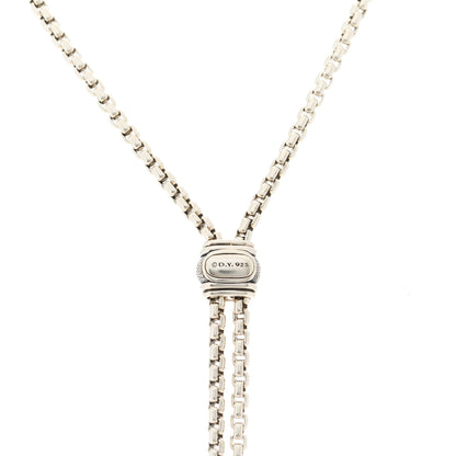 David Yurman Sterling Silver Diamond Renaissance Tassel Necklace 3 of 3