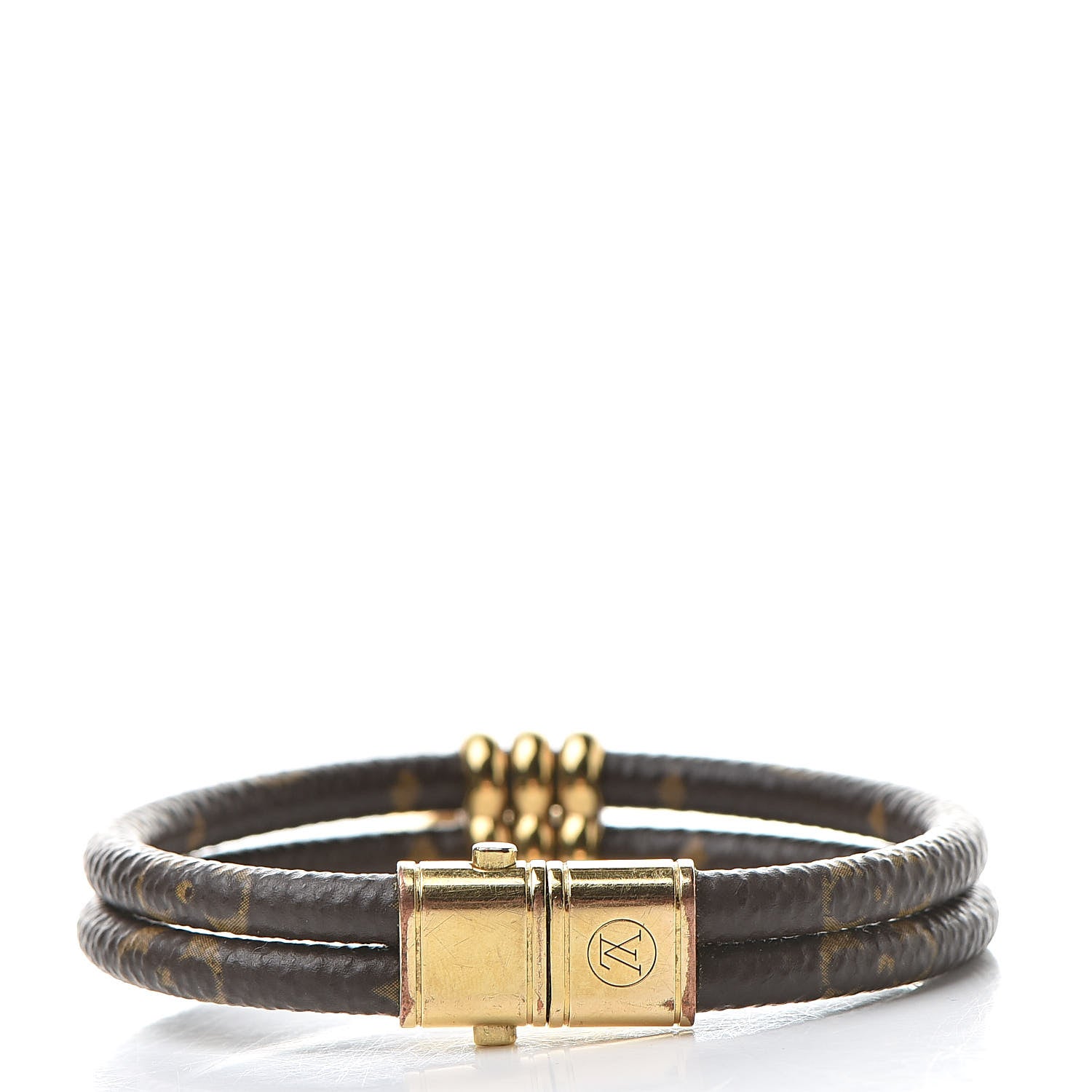 Louis Vuitton Monogram Keep It Twice Bracelet 17 3 of 8