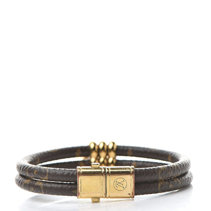 Louis Vuitton Monogram Keep It Twice Bracelet 17 3 of 8