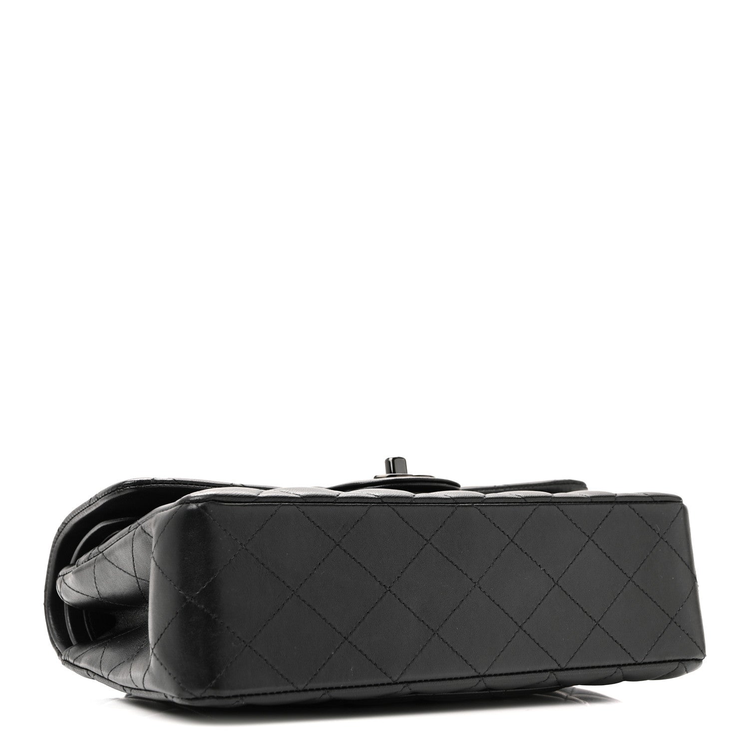 Chanel Lambskin Quilted Small Double Flap So Black 9 of 40
