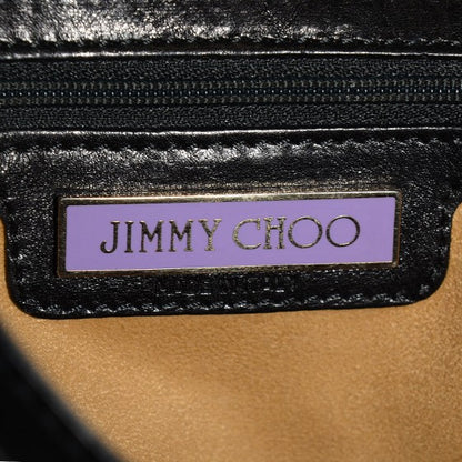 Jimmy Choo Calfskin Suede Marcia Tote Black 6 of 12