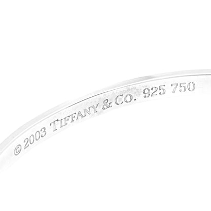Tiffany Sterling Silver 18K Yellow Gold Heart Buckle Bracelet 3 of 3