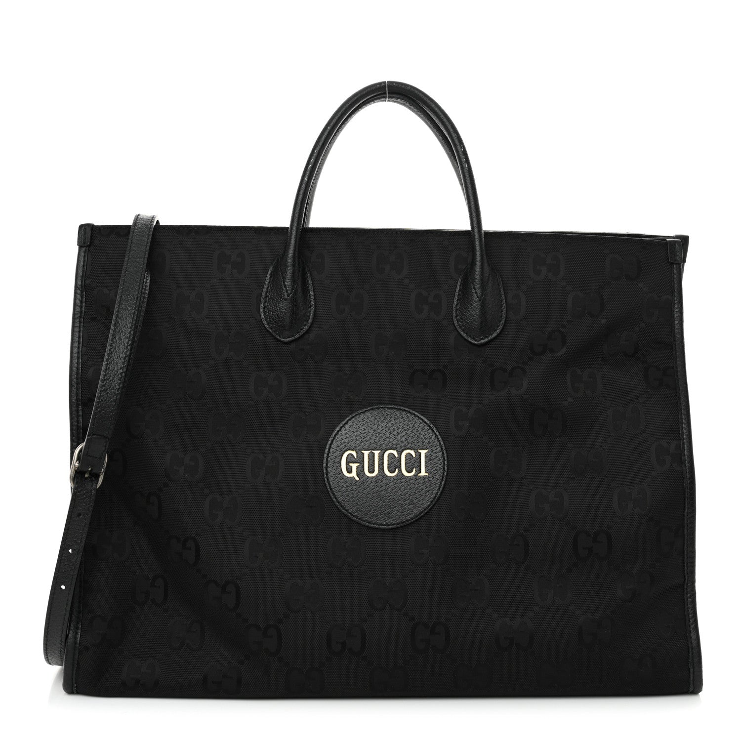 Gucci Econyl Nylon Monogram Large Off The Grid Tote Bag Black 1 of 15
