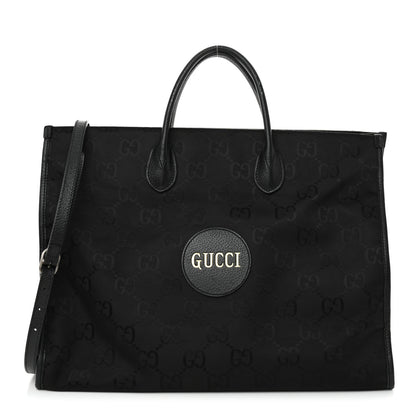 Gucci Econyl Nylon Monogram Large Off The Grid Tote Bag Black 1 of 15