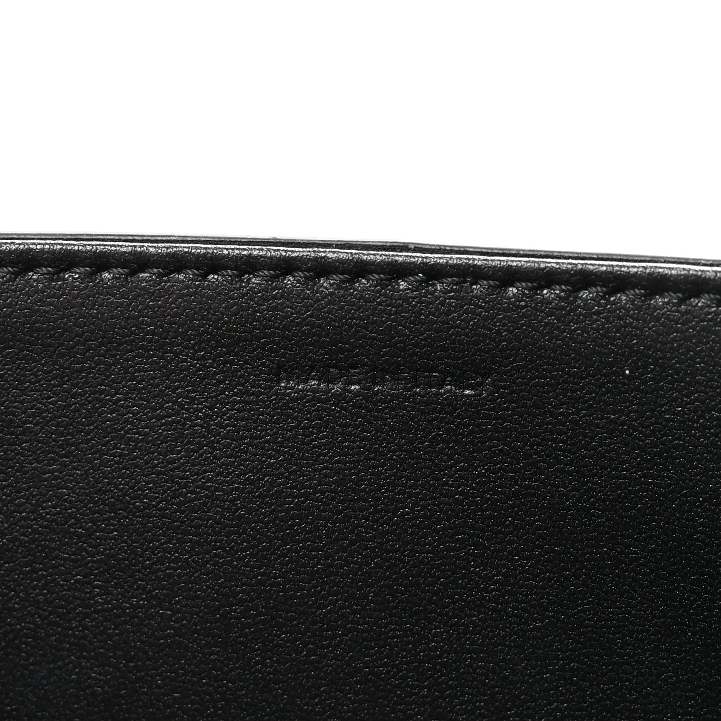 Shiny Calfskin Medium Triomphe Black