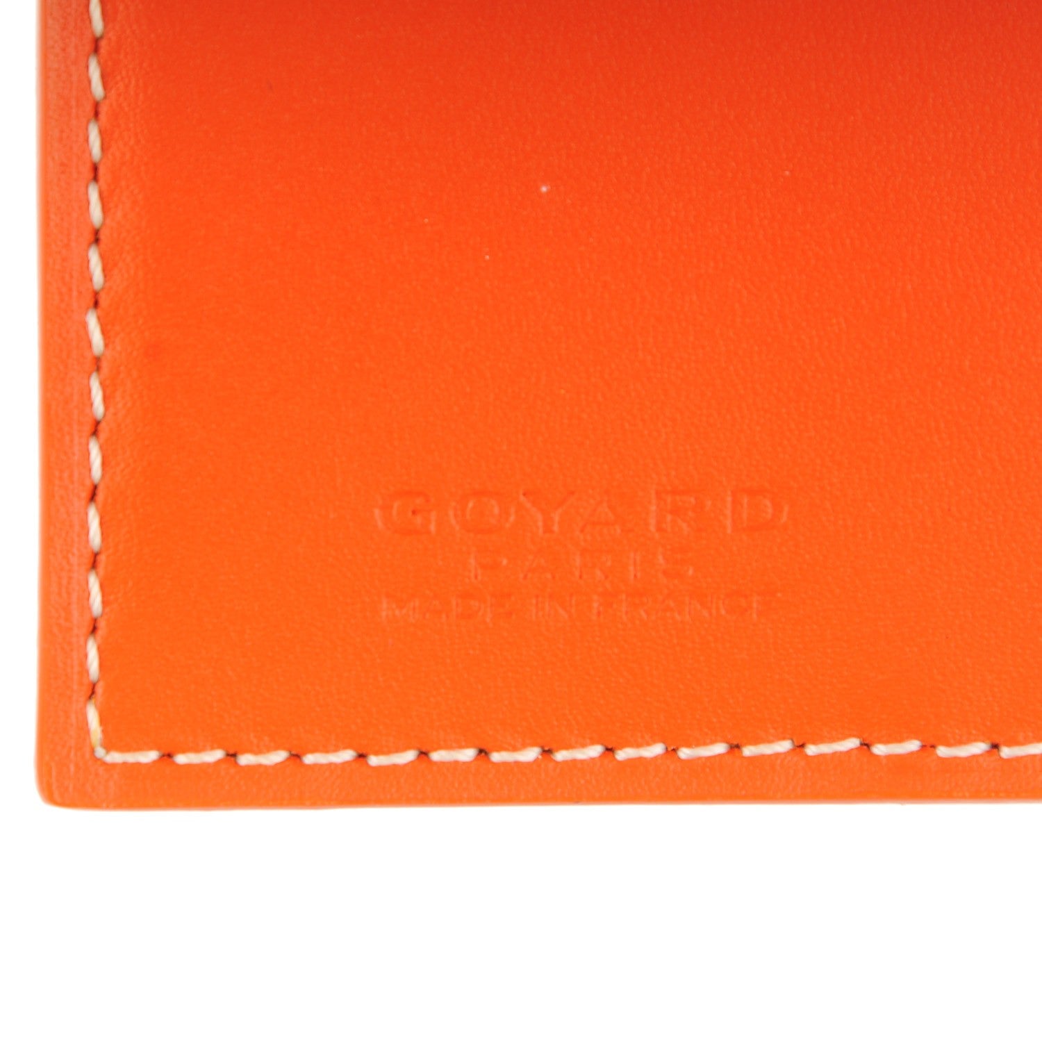 Goyard Goyardine Saint Marc Card Holder Orange 6 of 7