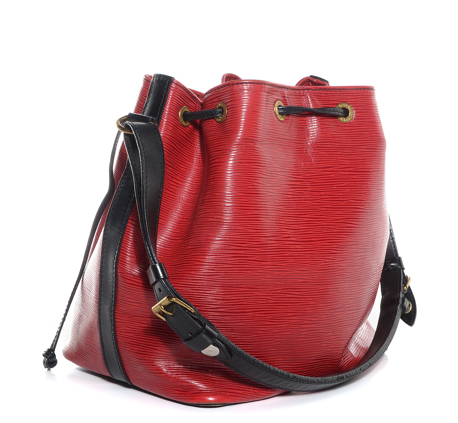 Louis Vuitton Epi Petit Noe Red Black 3 of 8