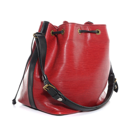 Louis Vuitton Epi Petit Noe Red Black 3 of 8